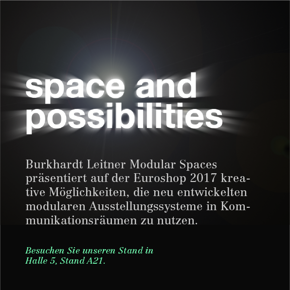 Leitgedanke von Burkhardt Leitner Modular Spaces: space and possibilities